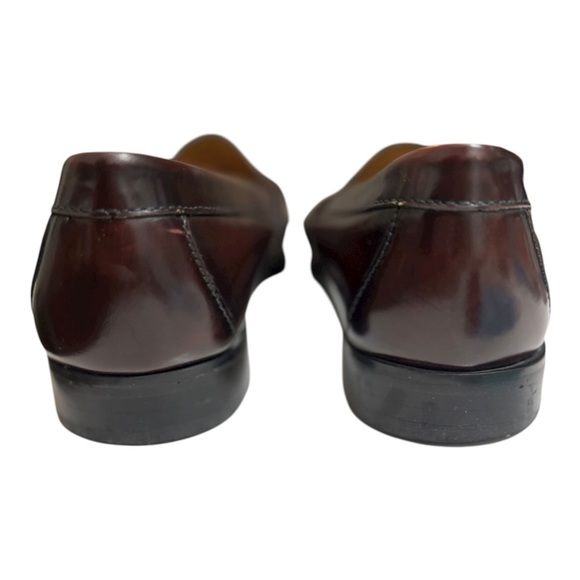 Johnston & Murphy Hayes Tassel Loafers Burgundy Leather Loafers Mens Size 10 W main image 4